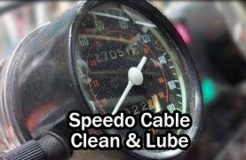 Clean & Lubricate Speedometer Cable - CB450SC Motorcycle